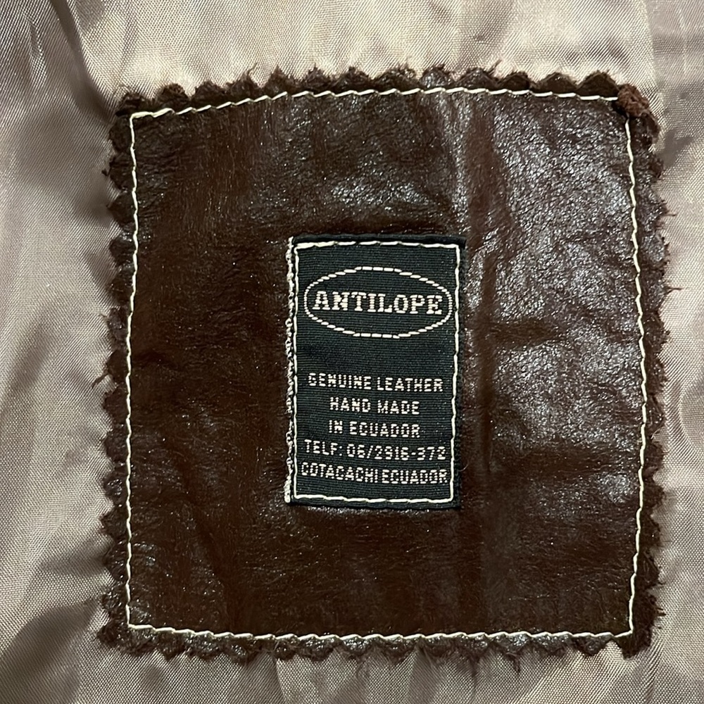 Vintage Antilope 100% Genuine Leather Jacket Women’s Size M - Picture 12 of 14